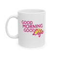 Load image into Gallery viewer, 'Good Morning, Good Life' New Style Coffee Mug — Pink