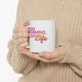 Load image into Gallery viewer, 'Good Morning, Good Life' New Style Coffee Mug — Pink