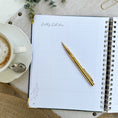 Load image into Gallery viewer, Good Morning, Good Life 12-Month Undated Planner | Deep Forest Green