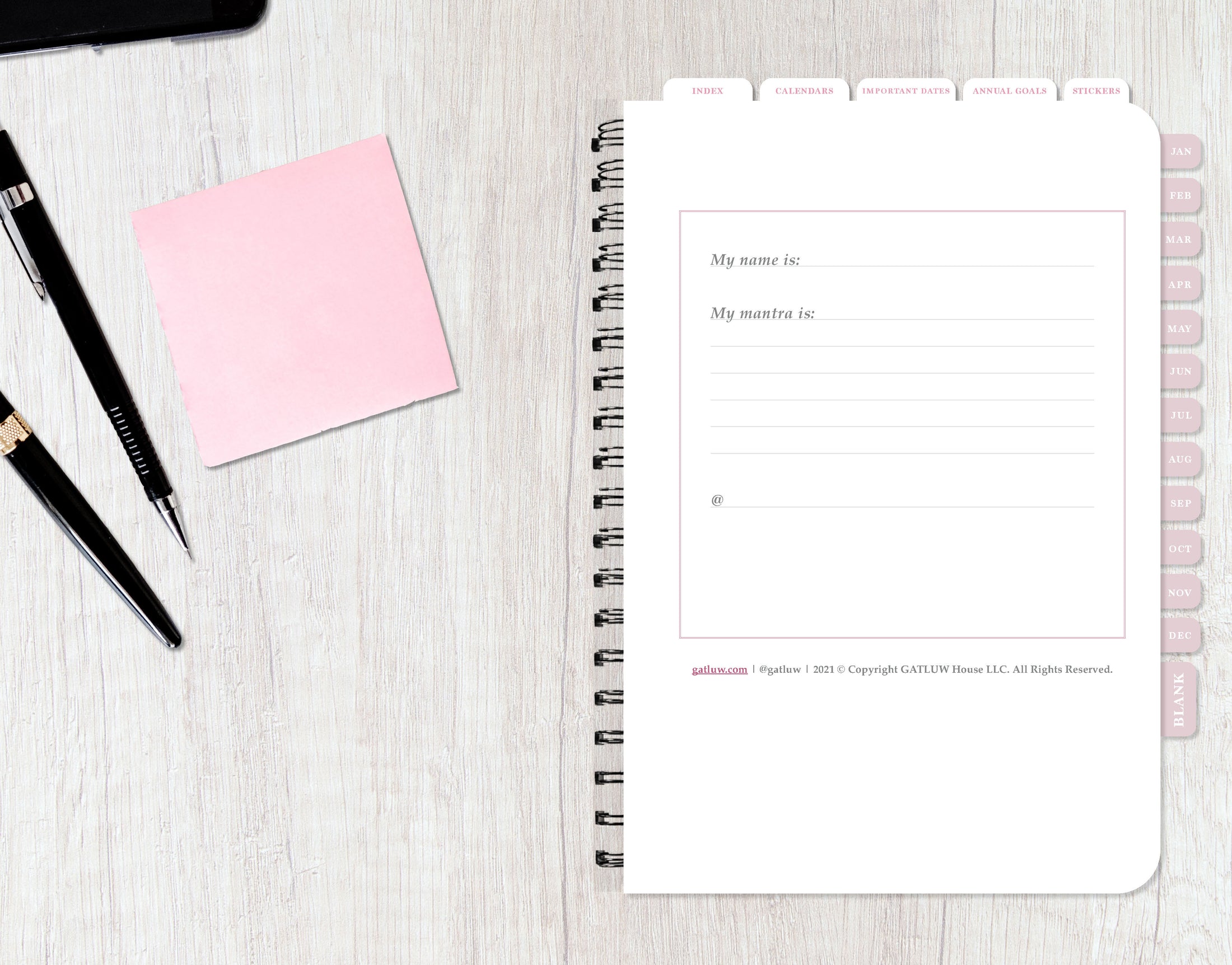 Good Morning, Good Life: 12-Month DIGITAL Planner | Undated 2024-26