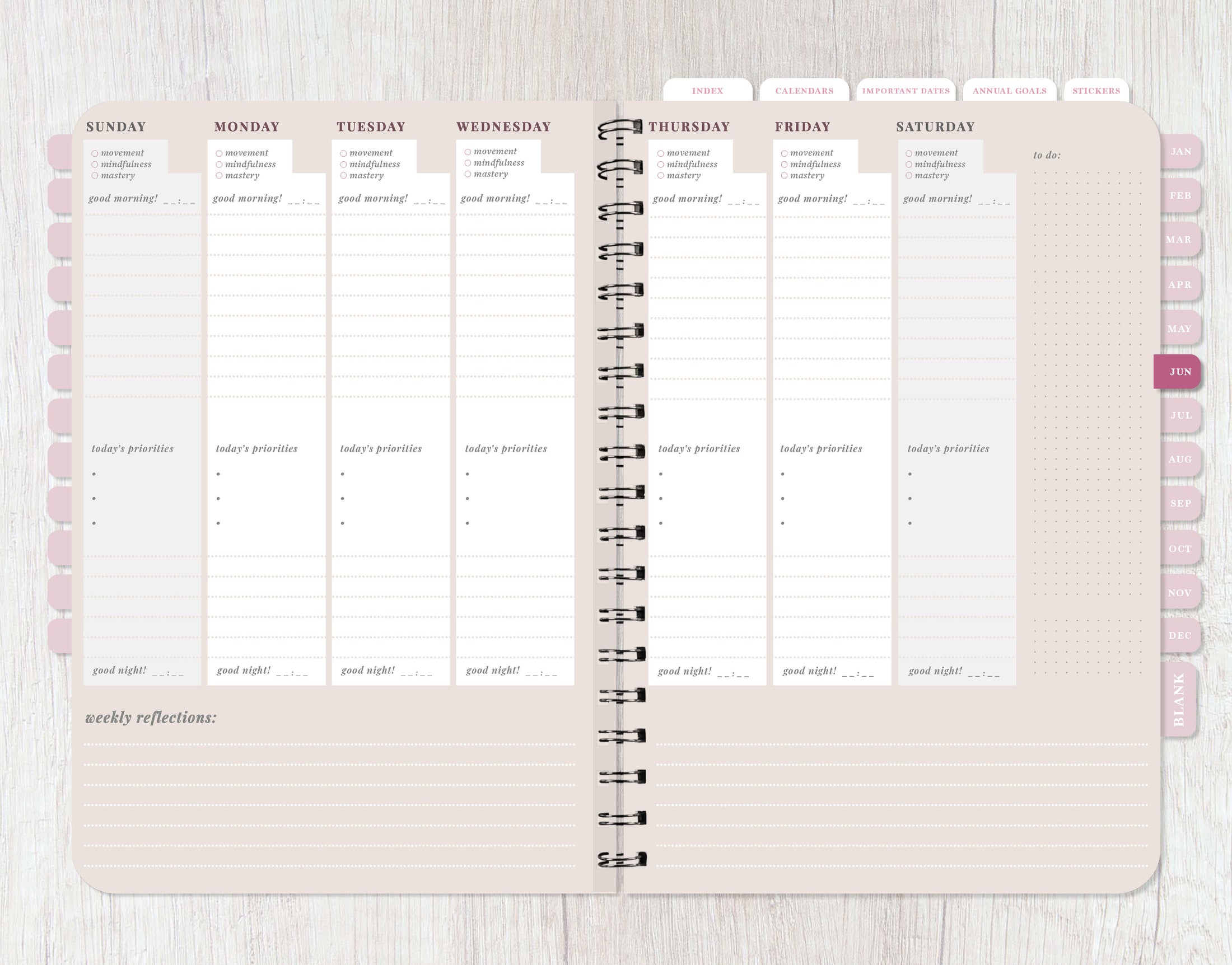 Good Morning, Good Life: 12-Month DIGITAL Planner | Undated 2024-26