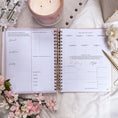 Load image into Gallery viewer, Good Morning, Good Life 12-Month Undated Planner | Bambina Rosa Pink
